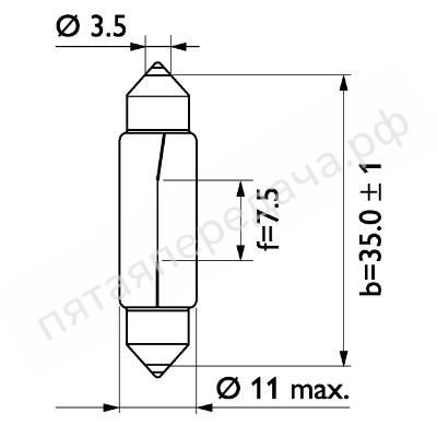 Лампа накаливания - 13854CP