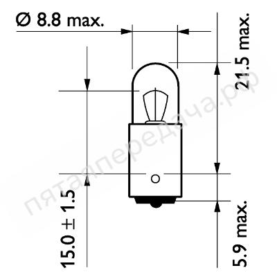 Комплект ламп накаливания, в блистере - 13929B2
