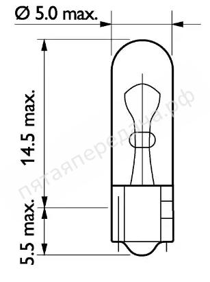 Лампа накаливания - 13974CP