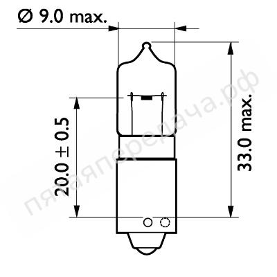 Лампа накаливания - 24356CP