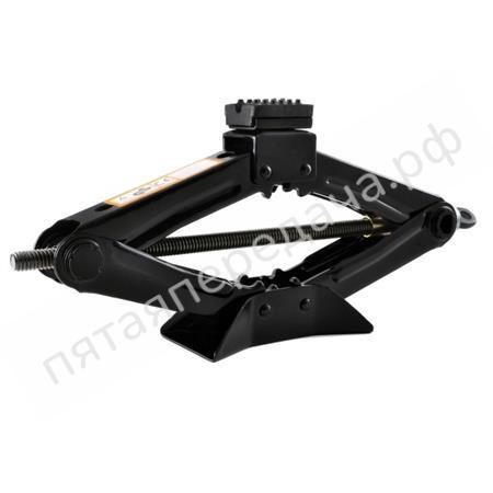 Домкрат механический ромбический 1т h 90-330мм SKYWAY с резиновой опорной частью в сумке - S01801004