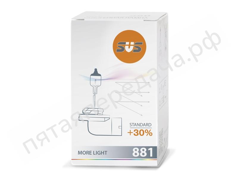 Лампа галогенная 881 50W PGJ13 +30% - 0200002000