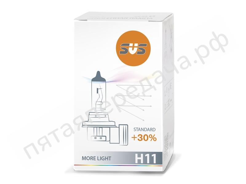 Лампа галогенная H11 55W PGJ19-2 +30% - 0200004000