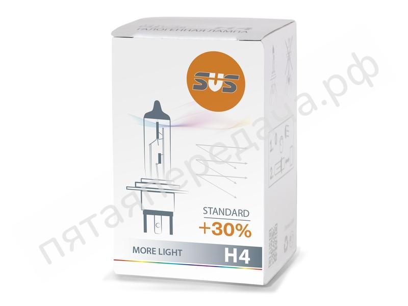 Лампа галогенная H4 60/55W P43t +30% - 0200007000