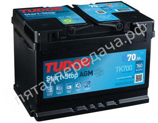 Батарея аккумуляторная, 12В 70А/ч - TK700