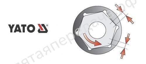 Головка торцевая короткая - YT1203